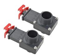 Runheo SCARICO SCARICO PISCINA 2 PEZZI 1,5 POLLICI IN ABS CON BARRA DI BLOCCO RESISTENTE AL CLORO PER PISCINA IDROZZAMENTO E PISCINA PER PISCINA IDROSSAGGIO