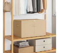 Runheo Scatola portaoggetti in tessuto non tessuto, 60 x 43 x 35 cm, pieghevole, con divisorio, pratico aiuto per l'ordine, per camera da letto, soggiorno, ufficio, per risparmiare spazio