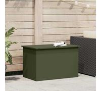 Runheo Scatola portaoggetti per esterni, in acciaio, 80 x 50,5 x 50 cm, resistente alle intemperie, con coperchio a gas, affidabile aiuto e organizer per giardino, terrazza, salvaspazio, robusto