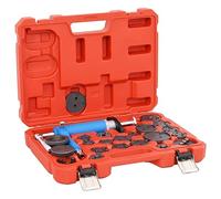 Runheo Set di 23 attrezzi universali per ripristinare pistoni dei freni ad aria compressa, per auto, officina, con 22 adattatori, manutenzione dei freni, riparazione e montaggio in valigetta