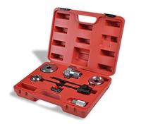 Runheo Set di estrattori per asse anteriore per VAG VW Polo 9N Fox Audi A2 Skoda Fabia, Silentblock estrattore con mandrino M10 x 1,25, adattatore di montaggio, distanziatore, smontaggio officina