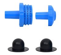 Runheo Set paraspruzzi fuori terra 30 mm in PP e gomma, kit di manutenzione per piscina e vasca idromassaggio, kit di accessori con filtro di ingresso e uscita, pulizia e cura dell'acqua