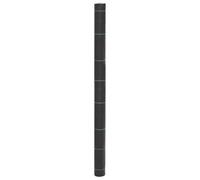 Runheo Telo anti-erbacce nero, 1,5 x 50 m, in polipropilene, resistente agli strappi, permeabile all'acqua, traspirante, con strisce verdi, tessuto non tessuto pacciamatura, per aiuole rialzate