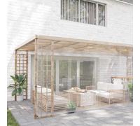 Runheo Telo di copertura trasparente per piante, 6 x 10 m, in PVC, con occhielli, impermeabile, per protezione da giardino, pacciamatura, corteccia, trucioli di legno, copertura per aiuola, protezione