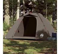 Runheo Tenda da pesca per 4 persone, marrone, impermeabile, per esterni, con sistema di sgancio rapido, leggera e antivento, ideale per pesca, trekking, spiaggia, sopravvivenza, con zanzariera e