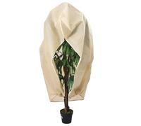 Runheo Tessuto non tessuto invernale con chiusura lampo, 2 pezzi, 70 g/m², 2,36 x 2 m, protezione antigelo per piante, per giardino, balcone, serra, traspirante, con coulisse e protezione resistente