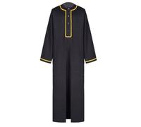 Runhomal Bambini Caftano Abaya Kaftan Musulmano Arabo Un Ragazzo Tòbè Thobe | Toghe Classiche E Moderate Bambini,Roba La Preghiera Musulmana,Maniche Lunghe,Casual,Vita Quotidiana Informale,Festa A Tema