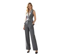 Runhomal Donna Suit Formale Completo da Elegante Tailleur Tinta Unita Gilet | Combinato Gilet E Pantaloni L'Ufficio,Completo Formale Senza Maniche Con,Singolo Bottone Anteriore,Lavoro,Festa Compleanno