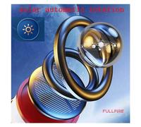 runhuabaihuo Ornamenti for aromaterapia Solare for Auto Ornamenti for Profumo di aromaterapia sospesi a Doppio Anello con Sfera di Cristallo for Auto Ornamenti creativi(Ocean)