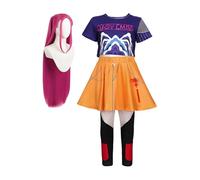 Runkoyea Costume Mira Kpo-p Animato Hunters Con Parrucca, Costume Da Cacciatrice Di Anime Cantanti Pop, Costumes Da Cosplay Per Festa Di Halloween Set Completo Di Abiti Da Spettacolo Per 4 Ai 15 Anni
