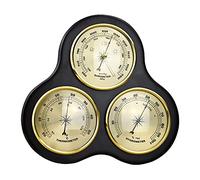 RUNLAIKEJI Barometri per la casa, barometri a parete, telaio in legno, non è necessaria alcuna batteria, barometro, barometro interno, per soggiorno, camera da letto, ufficio