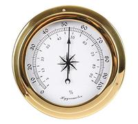 RUNLAIKEJI Barometro termometro igrometro orologio, manometro barometrico per la casa, strumenti analogici per stazione meteorologica barometro