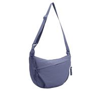 Runmeihe Borsa a tracolla da donna con tasche multiple, grande tracolla regolabile, borsa per ravioli da viaggio, Blu, 34 x 22 x 9 cm