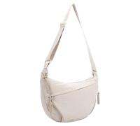 Runmeihe Borsa a tracolla da donna con tasche multiple, grande tracolla regolabile, borsa per ravioli da viaggio, bianco, 34 x 22 x 9 cm