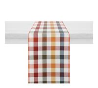 Runner a quadretti 40x140 cm in cotone