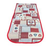 Runner centrotavola rettangolare Striscia gobelin Riviera Cuori Shabby Natale