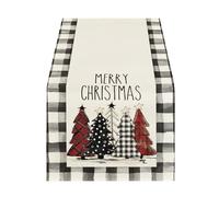 Runner da natalizio - Tovaglia decorativa per la di Buon Natale, 70,87x12,6 pollici | Decorazione natalizia per cucina e tavolo da pranzo, runner da festivo per Natale, Capodanno