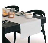 Runner da Tavola Gioele in cotone 45x260, Grigio chiaro