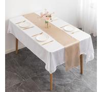 Runner da tavola in raso progettato per matrimoni e banchetti, per sofisticate composizioni di tavoli (profondo)