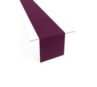 Runner da tavola in tessuto minimalista, moderno, liscio, con orlo largo, non necessita di stiratura, resistente, lavabile fino a 60°C, adatto all'asciugatrice. Cucina e soggiorno. Dimensioni e colore
