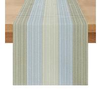 Runner da Tavola Moderno Gradiente Verde Blu 40 x 140 cm Elegante Centro Tavola Cucina Verde Eucalipto Decorazioni per Matrimoni, Compleanni, Comunioni e Feste