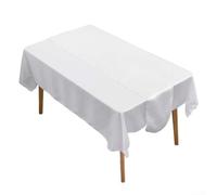 Runner da tavola moderno in raso, decorativo, per banchetti, matrimoni, ricevimenti, sala da pranzo, decorazione da tavolo, 29 275 cm (bianco)