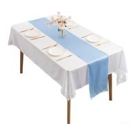 Runner da tavola moderno in raso, perfetto per matrimoni e banchetti, migliora l'estetica della tavola senza sforzo (blu)