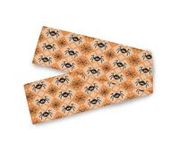 Runner da tavola natalizio con ragno nero di Halloween, 33 x 177,8 cm, decorazioni autunnali per baby shower, riutilizzabile, sala da pranzo, tavolo caminos de mesa para comedor 177,8 cm di lunghezza