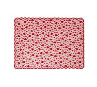 Runner da tavola per San Valentino Rossore Runner Copritavolo San Valentino Decorazioni Pizzo Centerpie Pizzo Cuore