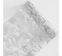 Runner da tavolo, 28 cm x 9 m, in lamina metallica, runner da tavola con paillettes glitterate, regalo floreale, fai da te, nastro per fai da te, matrimonio, Natale, decorazione da tavola