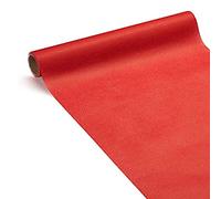 Runner da tavolo 3 in 1 Airlaid rosso FSC®, 0,40 x 4,80 m