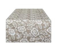 RUNNER DA TAVOLO DA ESTERNO CON STAMPA FLOREALE IN PIETRA 14x72