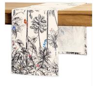 Runner da tavolo Maison d'Hermine, 100% cotone, per la casa, per matrimoni, ristoranti, buffet, Amazonia (strato singolo) - Ringraziamento/Natale