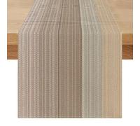 Runner da Tavolo Moderno Lavabile Rettangolari Beige 40 x 180 cm Centro Tavola Primaverile Estivo Decorazioni per Compleanno di Tavoli Feste Festival Matrimoni