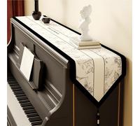 Runner da Tavolo Moderno, Runner Rettangolare con Stampa Geometrica a Pois e Nappe, Tovaglia Lunga per Tavolo da Pranzo, Salotto, Feste e Pasqua, Decorazione Shabby Chic(A,32X220cm)