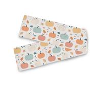 Runner extra lungo per tavolino da caffè, zucche raccolte autunnali, decorazione per matrimoni, decorazioni per la cucina, uso quotidiano, in tessuto morbido, 33 x 228 cm