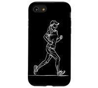 Runner Girl Schizzo di sprint per ragazze Custodia per iPhone SE (2020) / 7 / 8