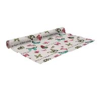 Runner in cotone colore beige linea romance cm40x140