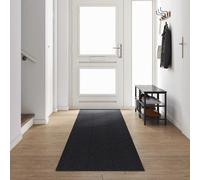 Runner in Moquette Antracite 80 x 500 cm Tessuto