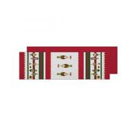 RUNNER BACI MILANO "XMAS CAROL" COTONE 48x150 cm