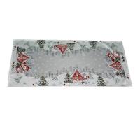 Runner natalizio 40 x 90 cm - Tovaglia decorativa stampata Juna per decorazione natalizia in sala da pranzo, soggiorno e cucina - Tovaglia in poliestere con pupazzi di neve per inverno e Natale