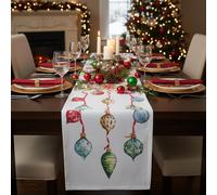 Runner Natalizio Piazza Pitti Holly 50x140 cm