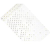 RUNNER organza POIS ORO o ARGENTO - DOUBLE FACE con Stampa decorativa