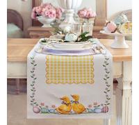 Runner Pasquale 47x140cm in gobelin Centrotavola Pulcino Maestri Cotonieri 6575