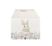 Runner Pasquale Nuvole di Stoffa Bunny 50x150cm Centrotavola Pasqua cotone 6705