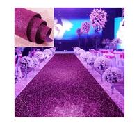 Runner Per Corridoio Per Cerimonia Di Nozze 10 m decorazione di nozze tappeto perlescente lucido corridoio corridore stazione T for passerella for il layout del sito della scena festa(Color3,0.8M)