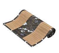 Runner per tavoli Runner da Tavolo in bambù Giapponese con Motivo, Tovagliette da Hotel per Feste da Tavolo Lunghe, Tovaglietta Resistente Antiscivolo Lavabile, Blu(Color:Mare di Nuvole,Size:30×60cm)