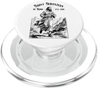 Runner Running Patron San Sebastiano Run Vintage Marathon PopSockets PopGrip per MagSafe