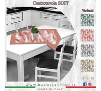 Runner Striscia+Centrotavola Centro Cucina Tavolo Fantasia Sofì Made In Italy