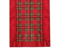 Runner Striscia Copritavolo Centro 40x140 Scozzese Tartan Natale Natalizio